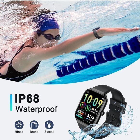 NWT P99 Smart Watch Calls Fitness Watch Waterproof, Smartwatch Android/iOS - Picture 12 of 12